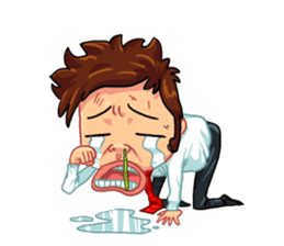 Workaholica sticker #9619637