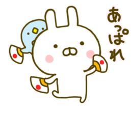 Rabbit Usahina Samurai sticker #9619987