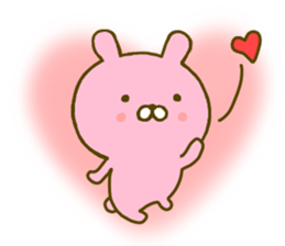 Rabbit Usahina Love 3 sticker #9620290