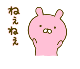 Rabbit Usahina Love 3 sticker #9620291