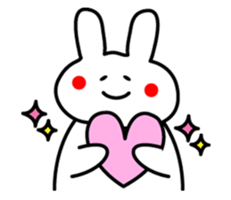 Japanese cute rabbit sticker sticker #9620482