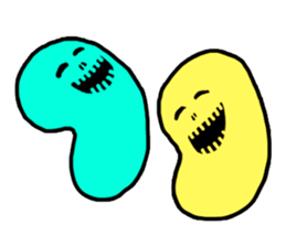Neon Beans sticker #9620985