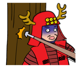 Japanese samurai Mr Sanada sticker #9621166