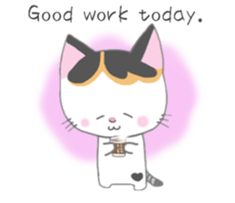 Milu's lovely sticker 2  English version sticker #9622002