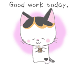 Milu's lovely sticker 2 English version sticker #9622002