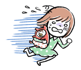 mom&baby NAKAYOSHI stickers sticker #9622690