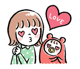 mom&baby NAKAYOSHI stickers sticker #9622694
