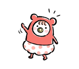 mom&baby NAKAYOSHI stickers sticker #9622700