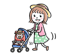 mom&baby NAKAYOSHI stickers sticker #9622726