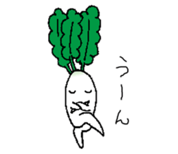 A day of Japanese white radish sticker #9623592