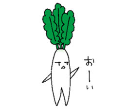 A day of Japanese white radish sticker #9623594