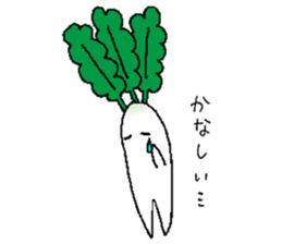 A day of Japanese white radish sticker #9623600