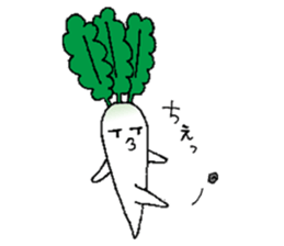 A day of Japanese white radish sticker #9623601