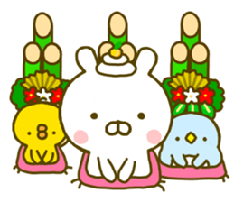 Rabbit Usahina with penpen sticker #9623730