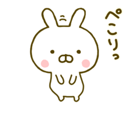 Rabbit Usahina with penpen sticker #9623738