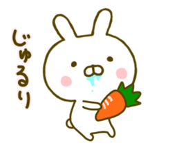 Rabbit Usahina with penpen sticker #9623740