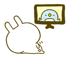 Rabbit Usahina with penpen sticker #9623757