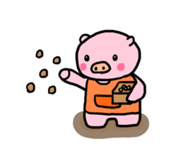Spring event of pig mother sticker #9624209