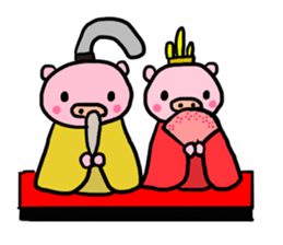 Spring event of pig mother sticker #9624213