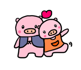 Spring event of pig mother sticker #9624221