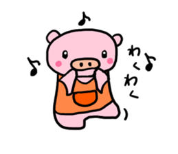 Spring event of pig mother sticker #9624235