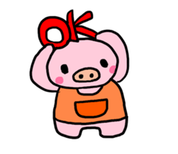 Spring event of pig mother sticker #9624246