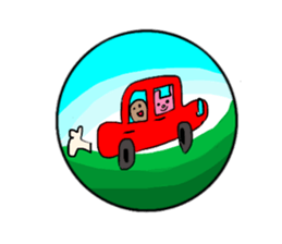 The Hare and the Tortoise. sticker #9624308