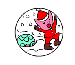 The Hare and the Tortoise. sticker #9624317