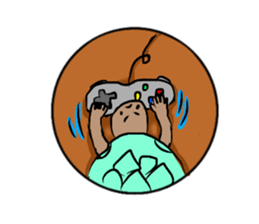 The Hare and the Tortoise. sticker #9624325