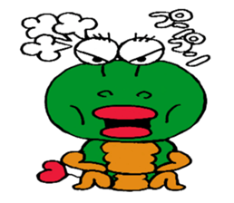 Daily life of Mr.larva of a butterfly 1 sticker #9624667