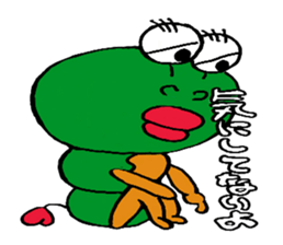 Daily life of Mr.larva of a butterfly 1 sticker #9624669