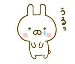 Rabbit Usahina Yokutukau sticker #9624722
