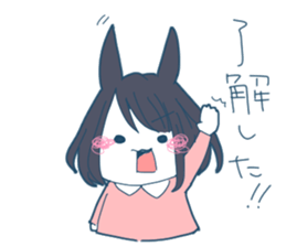 Ms.Rabbit Girl sticker #9624729