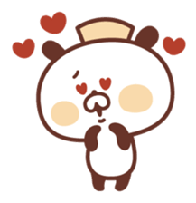 Of nurses "who worries Nurse" panda sticker #9625009