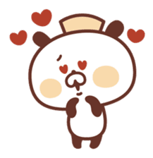 Of nurses "who worries Nurse" panda sticker #9625009