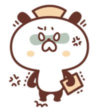 Of nurses "who worries Nurse" panda sticker #9625010