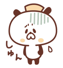 Of nurses "who worries Nurse" panda sticker #9625013