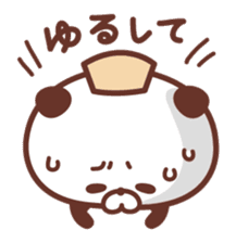 Of nurses "who worries Nurse" panda sticker #9625021