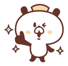 Of nurses "who worries Nurse" panda sticker #9625025