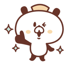 Of nurses "who worries Nurse" panda sticker #9625025