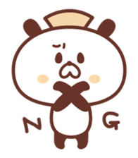 Of nurses "who worries Nurse" panda sticker #9625027