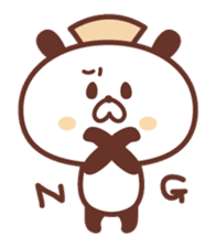Of nurses "who worries Nurse" panda sticker #9625027
