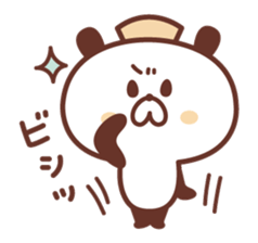 Of nurses "who worries Nurse" panda sticker #9625030