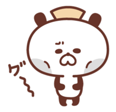 Of nurses "who worries Nurse" panda sticker #9625041