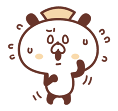 Of nurses "who worries Nurse" panda sticker #9625043