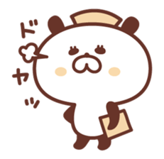 Of nurses "who worries Nurse" panda sticker #9625044