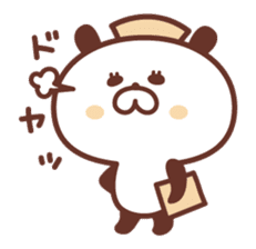 Of nurses "who worries Nurse" panda sticker #9625044