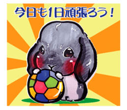 Sticker of rabbit owners 2 sticker #9625248