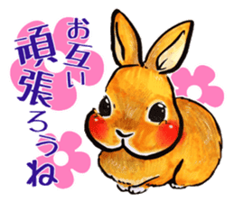 Sticker of rabbit owners 2 sticker #9625252