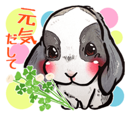 Sticker of rabbit owners 2 sticker #9625253